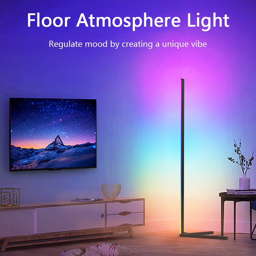 Floor Lamp Tripod - RGB LED Floor lamp Indoor Home