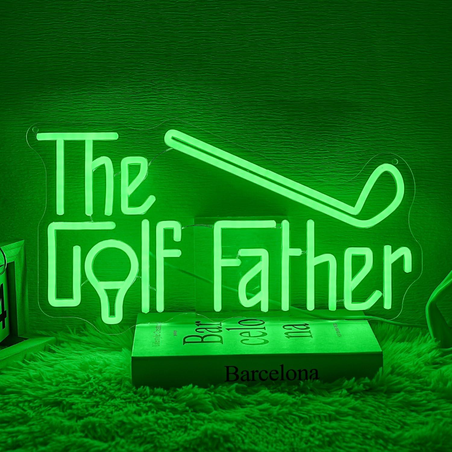 The Golf Father Neon Sign USB  - огляд і ціна Led Lighting Wall Decor