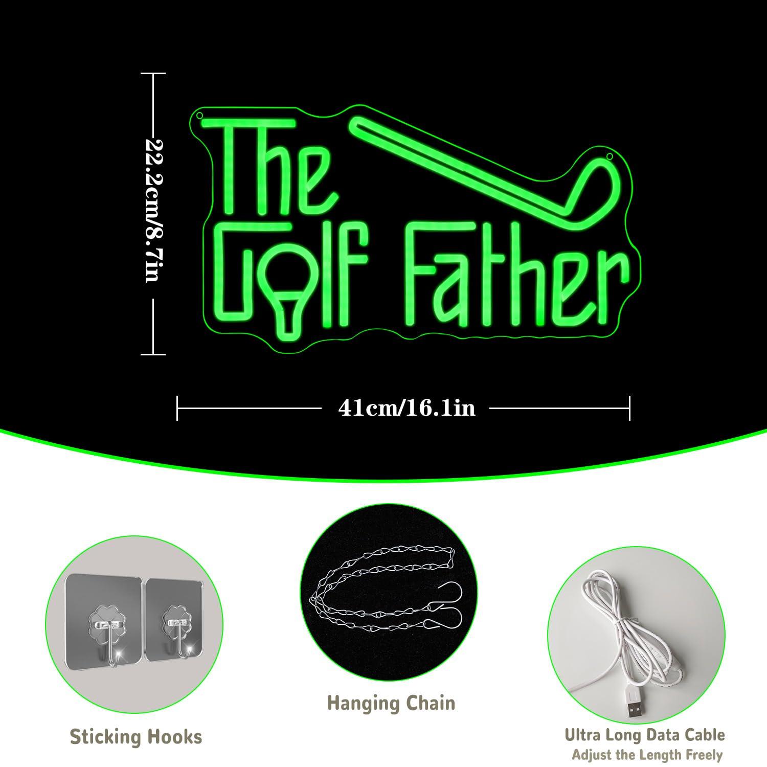 The Golf Father Neon Sign USB  - огляд і ціна Led Lighting Wall Decor