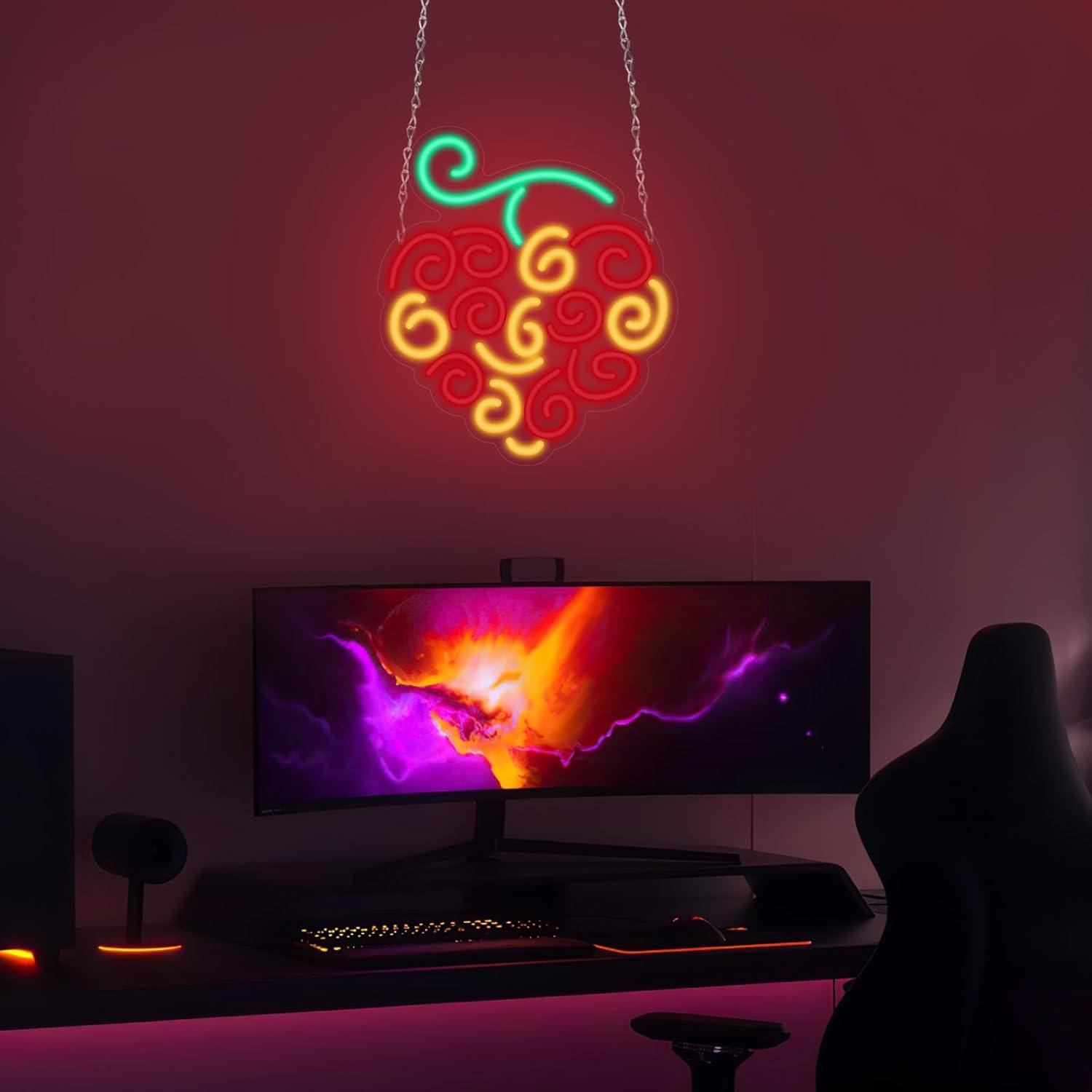 Cyber Fruit Neon Sign USB Dimm - огляд і ціна Led Lighting Wall Decor