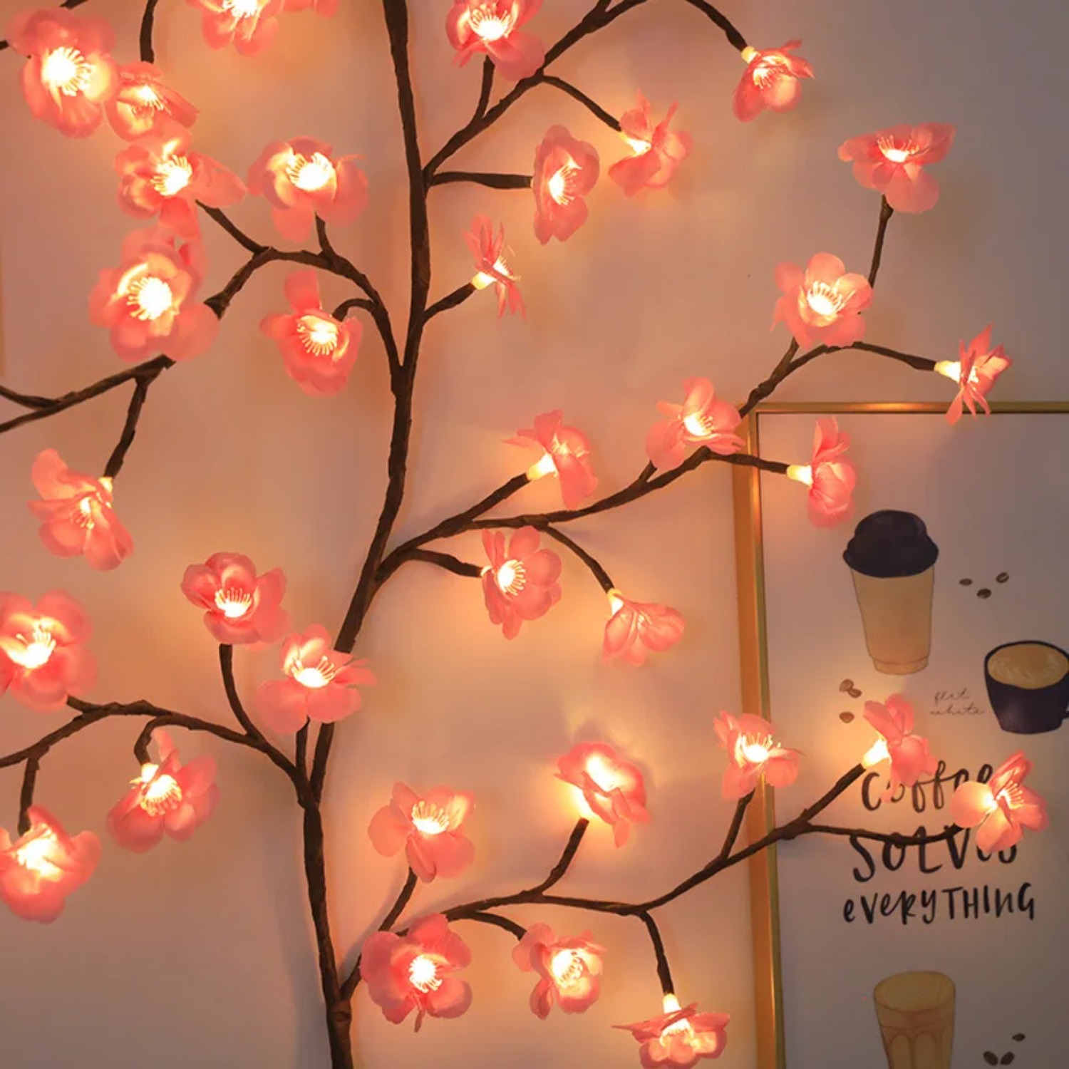1.8M Cherry LED Tree Branch Li - огляд і ціна Wall Decor Lighting Tree