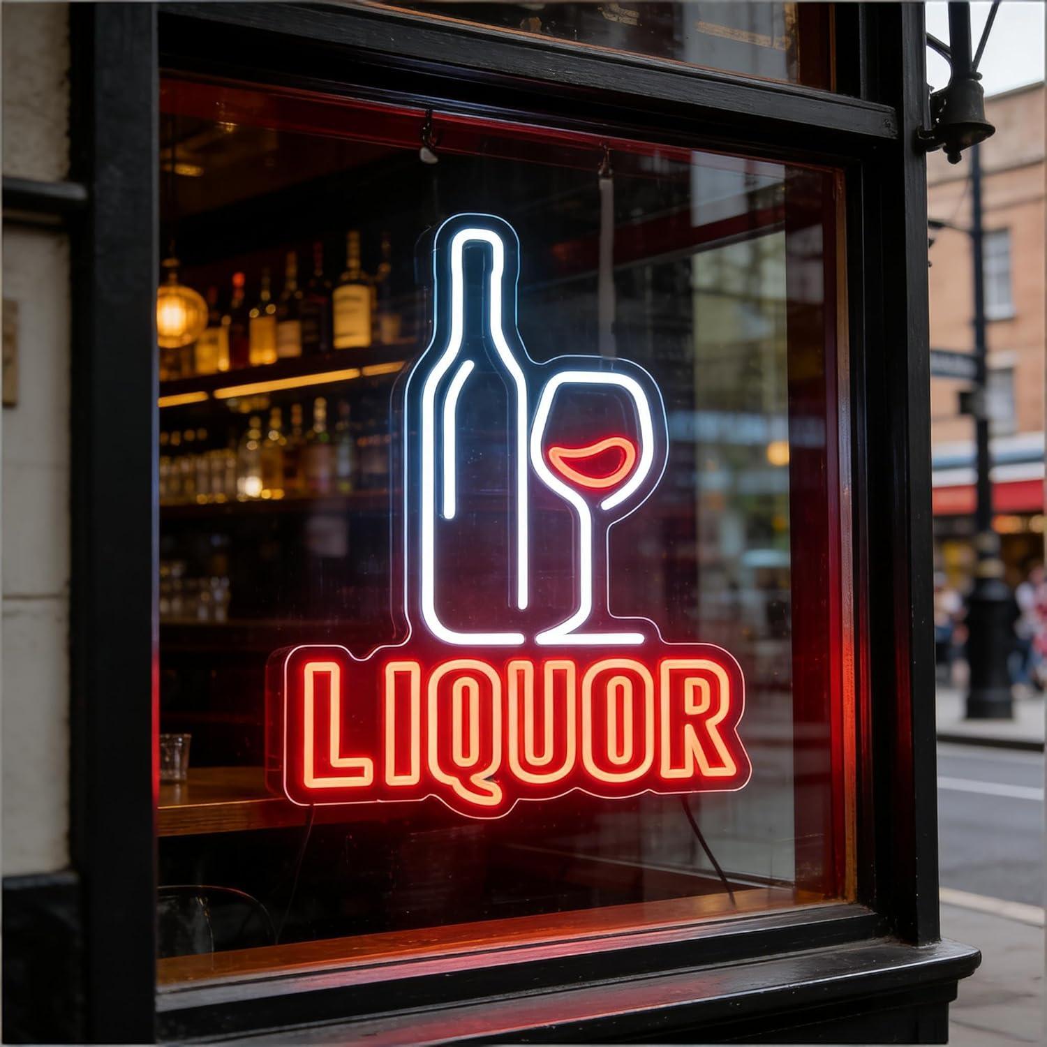 Liquor Neon Sign USB Dimmable  - огляд і ціна Led Lighting Wall Decor
