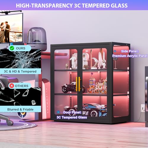 Display Cabinet with Glass Doo - огляд і ціна Lighting & Home Decor Studio Photos
