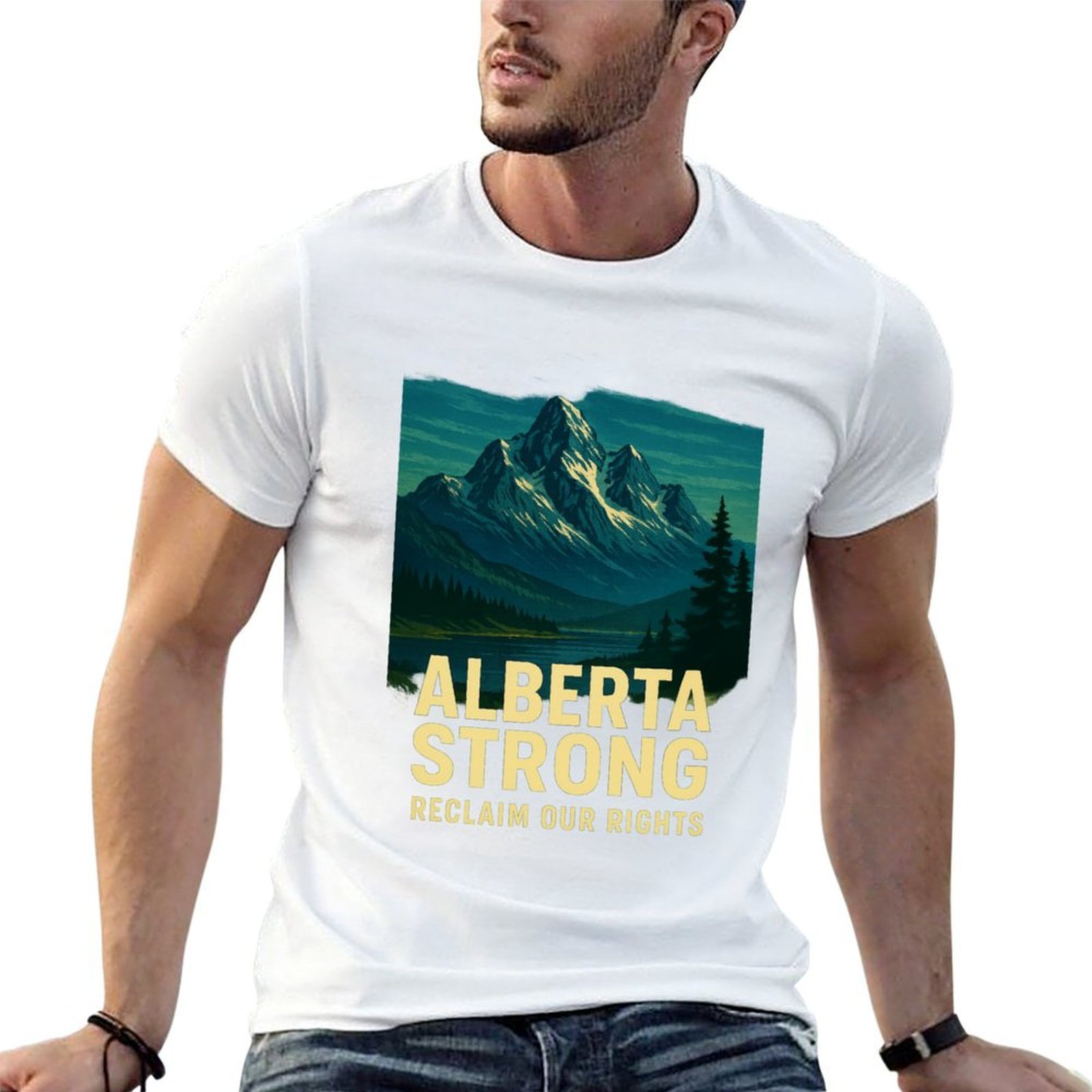 Alberta Strong T-Shirt Casual  - огляд і ціна Alberta Lighting & Decor Edmonton Ab