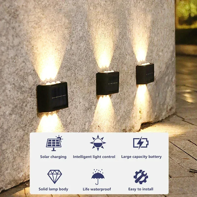 LED Solar Light Outdoor Waterp - огляд і ціна Led Lighting Wall Decor
