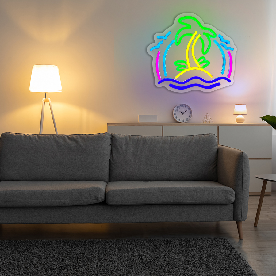 Coconut Tree Neon Sign for Wal - огляд і ціна Wall Decor Lighting Tree