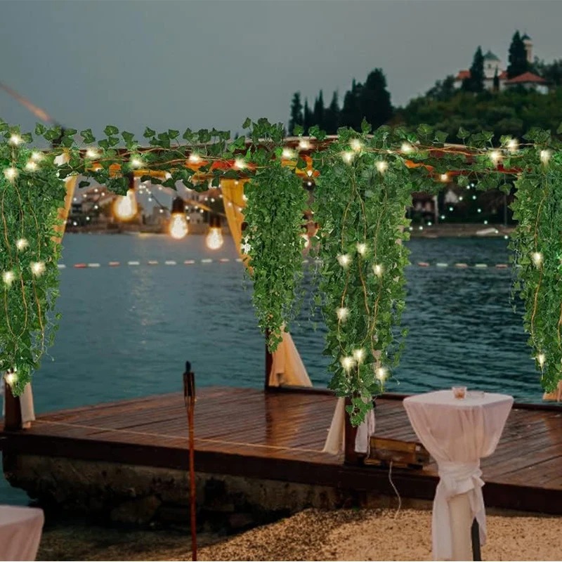Green Ivy 210cm LED Light Stri - огляд і ціна Wall Decor Lighting Tree