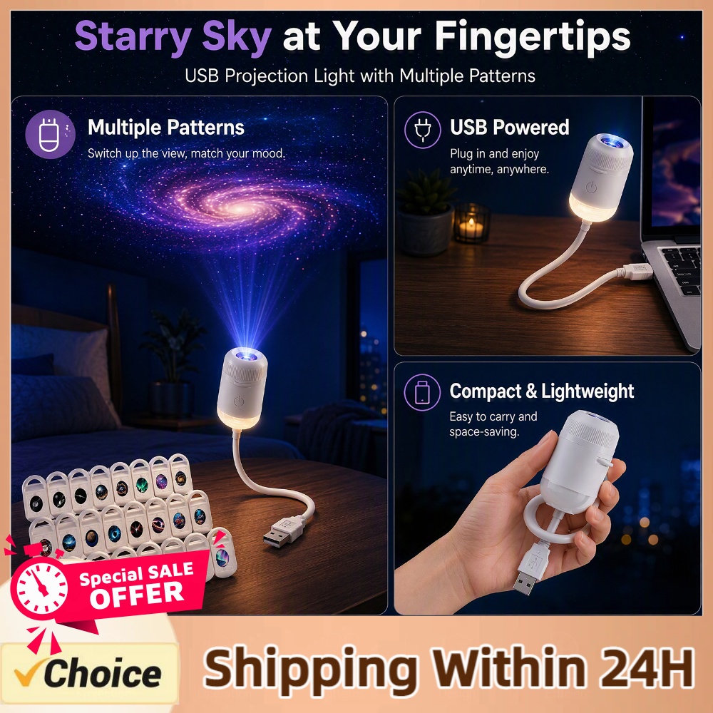 USB Starry Sky Projector Lamp  - огляд і ціна Home Lighting And Decor