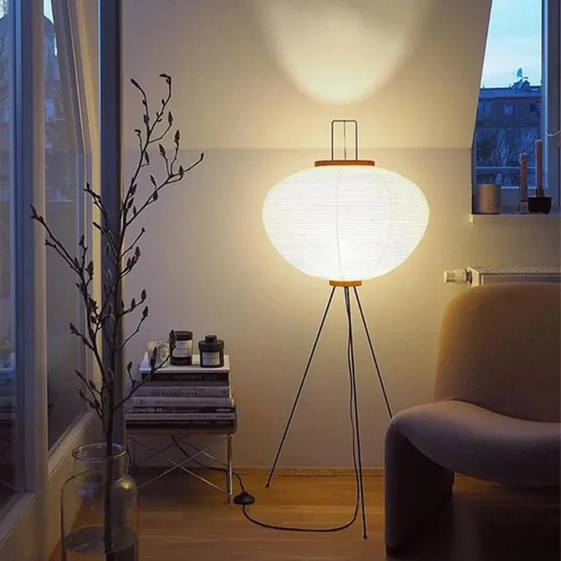 Wabi Sabi Noguchi Akari Japane - огляд і ціна Floor Lamp Tripod