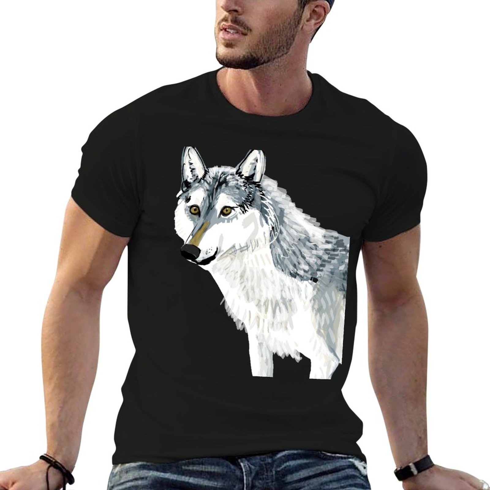Totem Alberta Wolf T-Shirt Cas - огляд і ціна Alberta Lighting & Decor Edmonton Ab