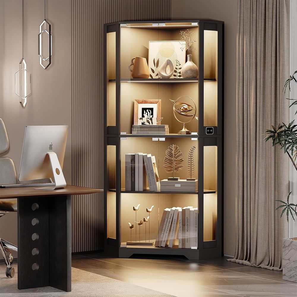 65 Illuminated Glass Display C - огляд і ціна Lighting & Home Decor Studio Photos