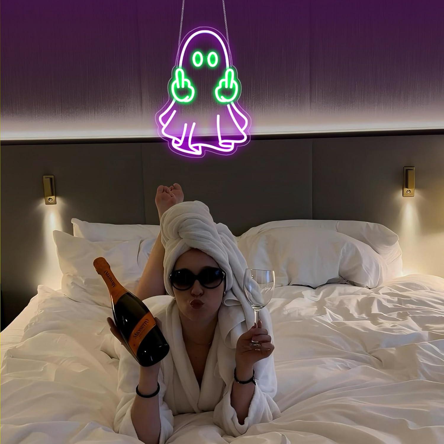 Ghost Neon Sign USB Powered LE - огляд і ціна Led Lighting Wall Decor