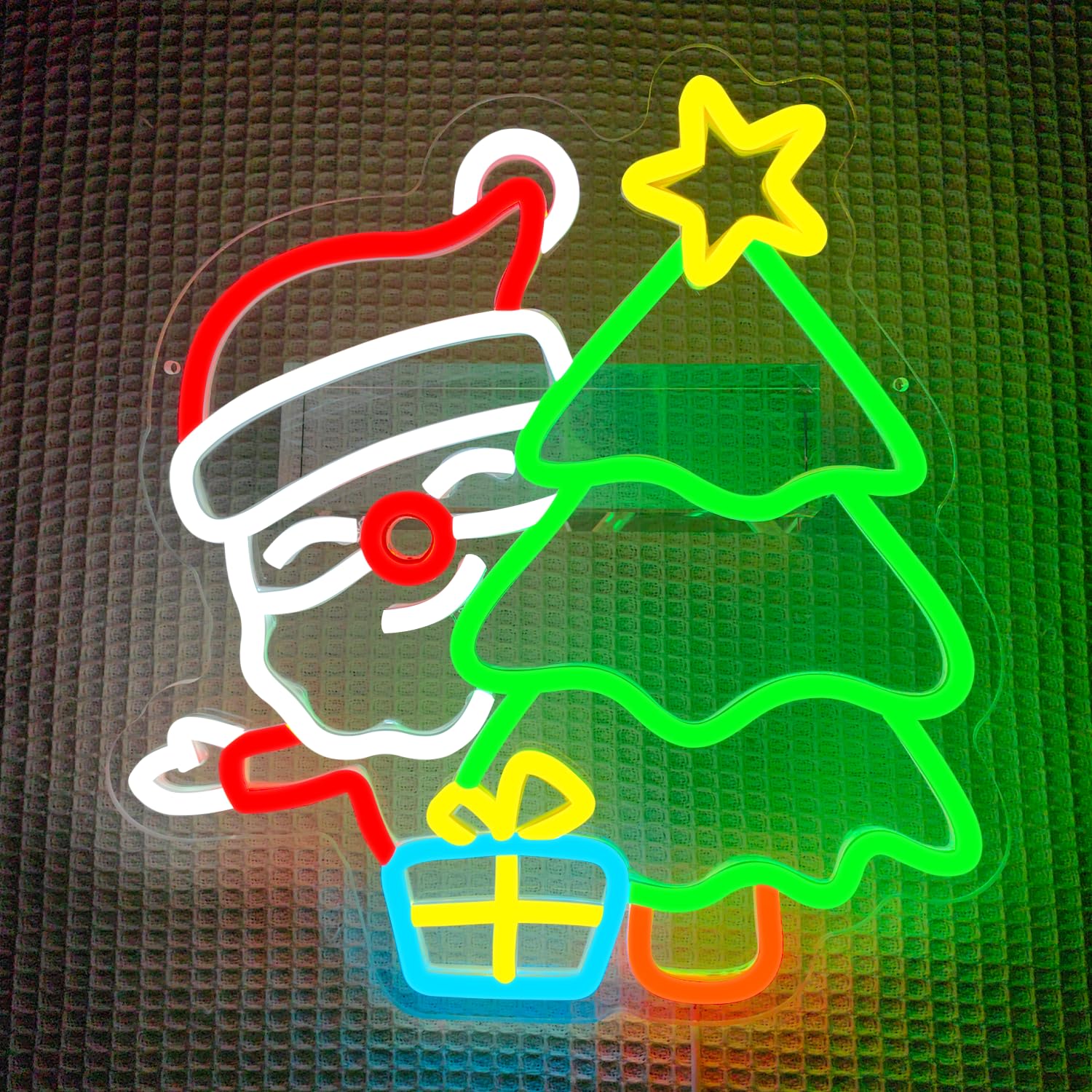 Santa Neon Sign for Wall Decor - огляд і ціна Wall Decor Lighting Tree