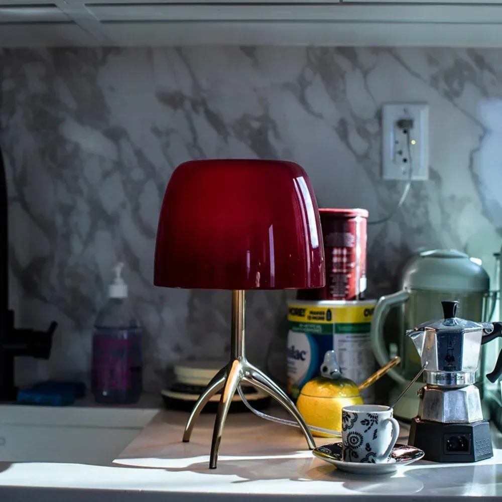 Italian Vintage Glass Table La - огляд і ціна Floor Lamp Tripod