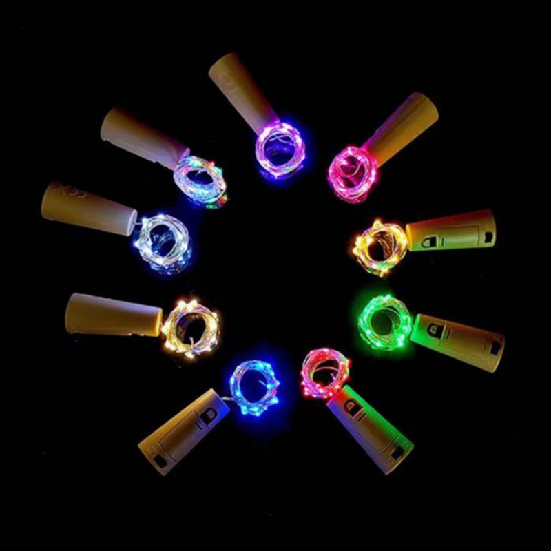 LED Wine Bottle Lights with Co - огляд і ціна Decor Lighting Cork