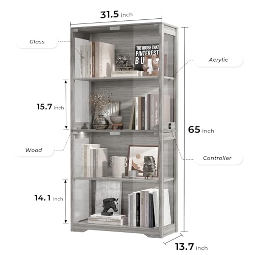 Display Cabinet with Glass Doo - огляд і ціна Lighting & Home Decor Studio Photos