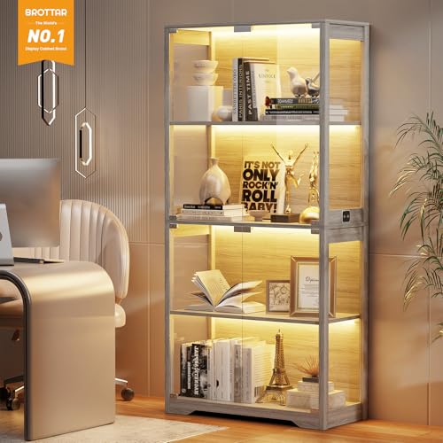Display Cabinet with Glass Doo - огляд і ціна Lighting & Home Decor Studio Photos