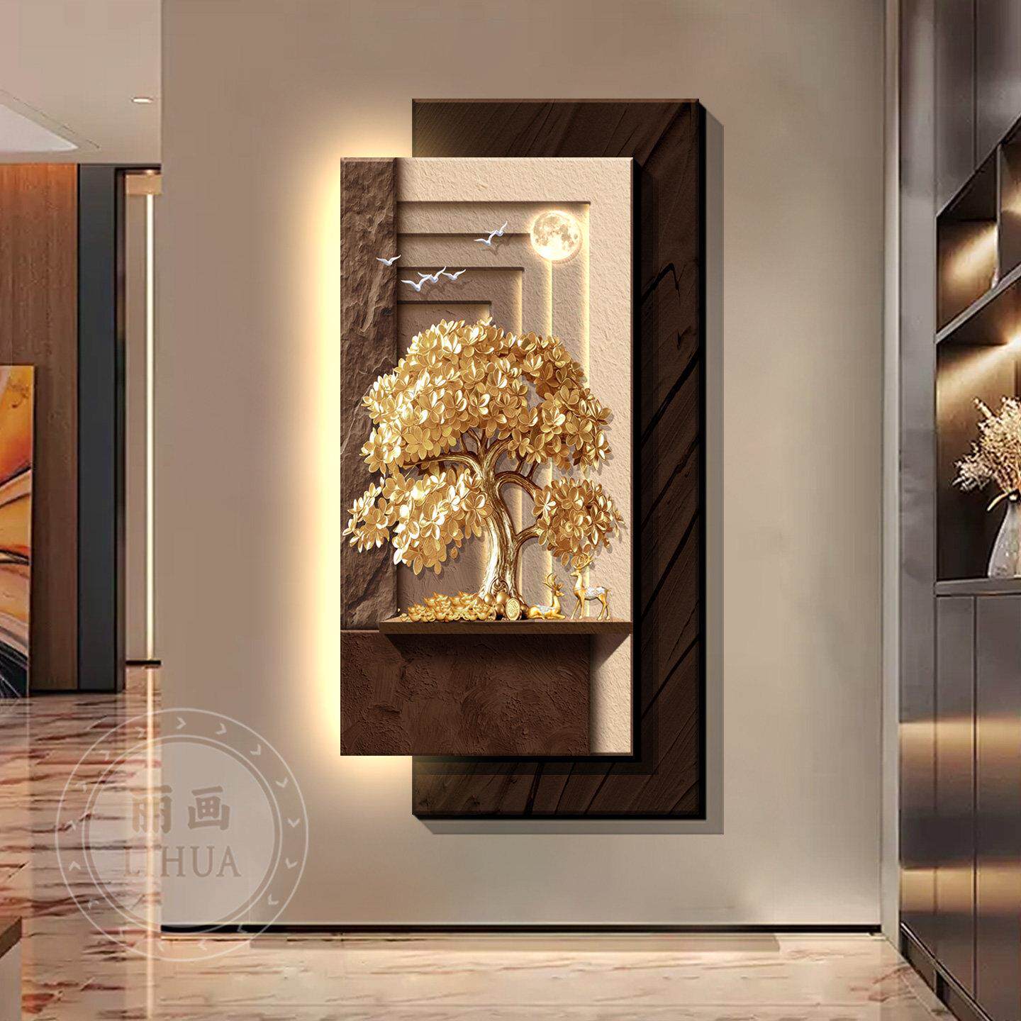 Decorative paintings at the en - огляд і ціна Wall Decor Lighting Tree