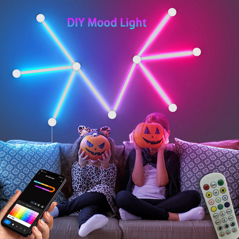 Smart RGB Wall Lamp, Bluetooth - огляд і ціна Led Lighting Wall Decor