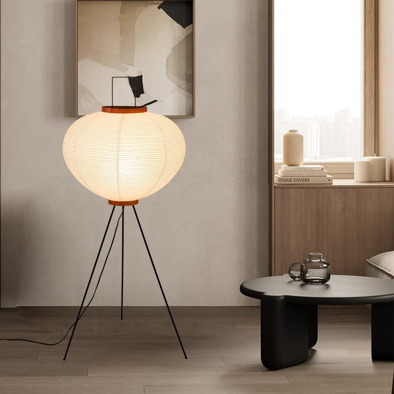 Japanese Noguchi Akari Rice Pa - огляд і ціна Floor Lamp Tripod
