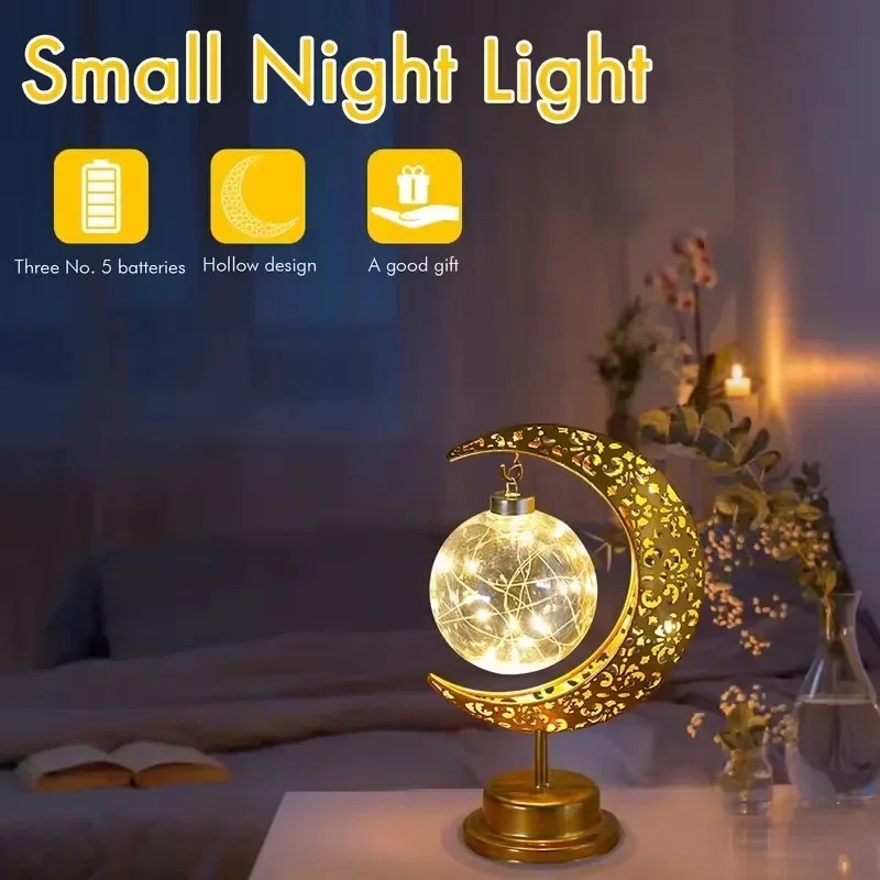 Ramadan LED Night Light Rotati - огляд і ціна Led Moon Lamp