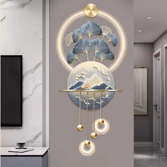 nq- Light Luxury Fortune Tree  - огляд і ціна Wall Decor Lighting Tree