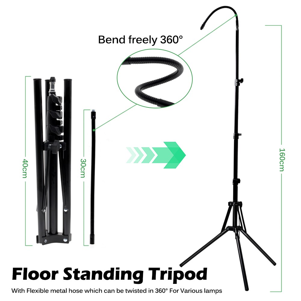 Adjustable 60-160cm Metal Floo - огляд і ціна Floor Lamp Tripod