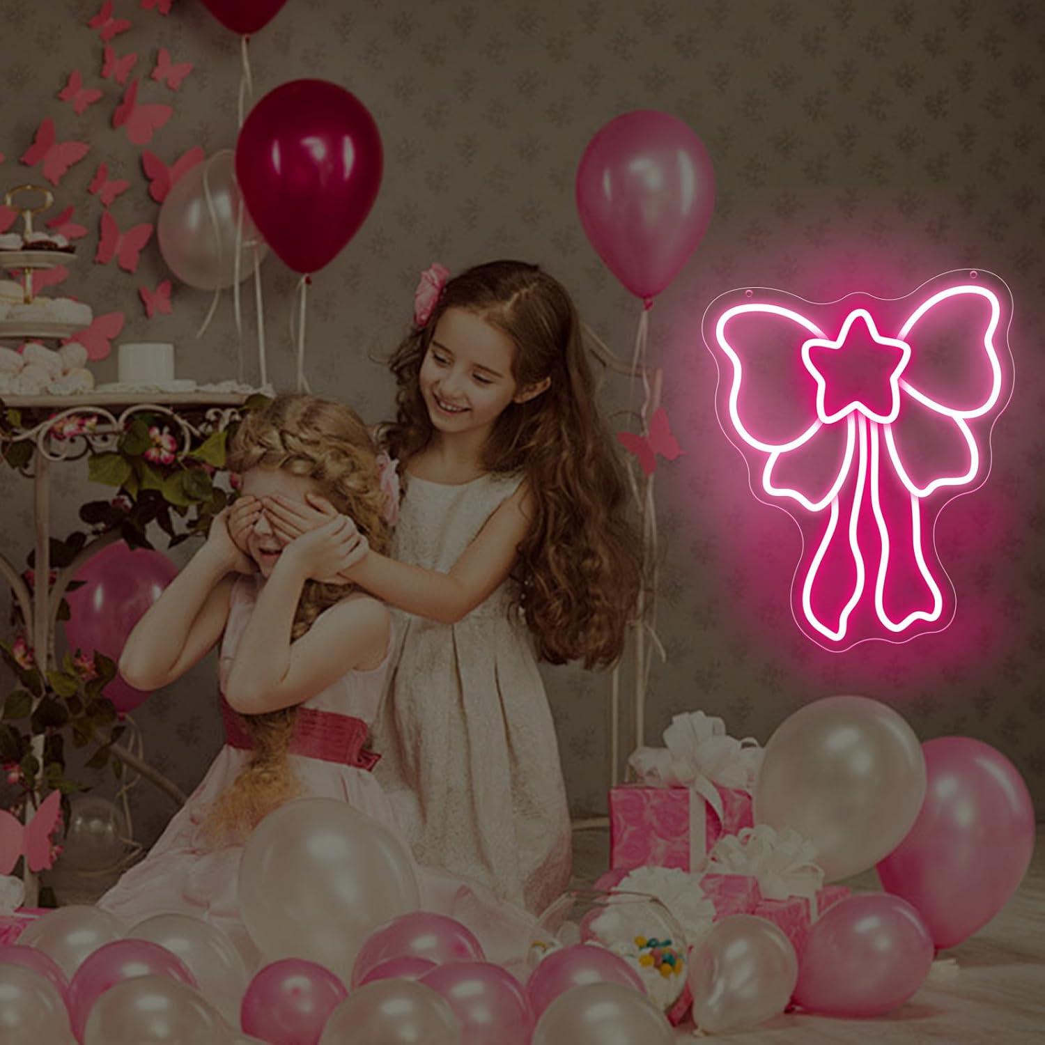 Bow Neon Signs USB Dimmable LE - огляд і ціна Led Lighting Wall Decor