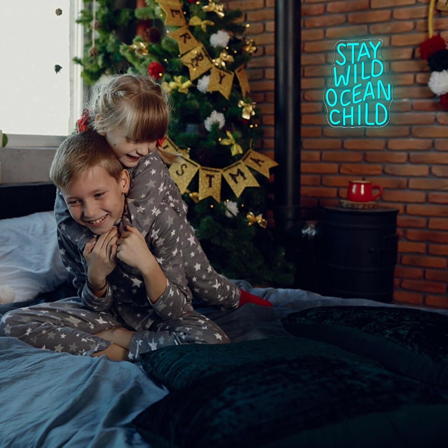 Stay Wild Ocean Child Neon Sig - огляд і ціна Led Lighting Wall Decor