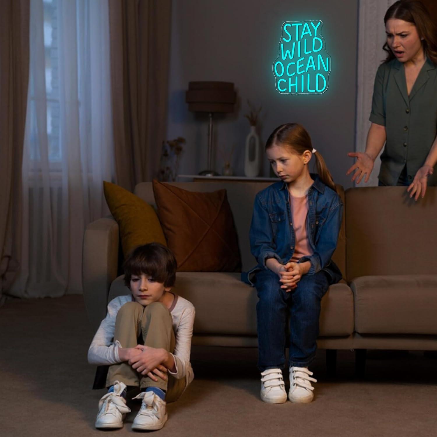 Stay Wild Ocean Child Neon Sig - огляд і ціна Led Lighting Wall Decor