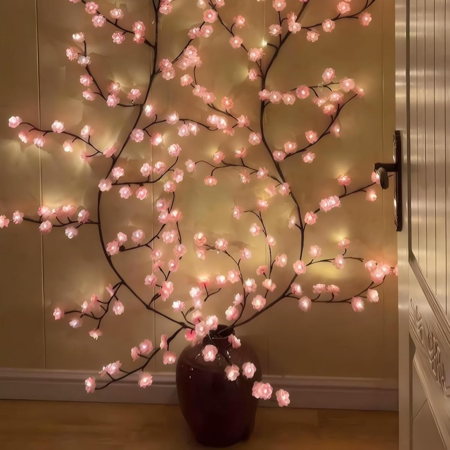 Cherry Blossom Willow Vine Twi - огляд і ціна Wall Decor Lighting Tree