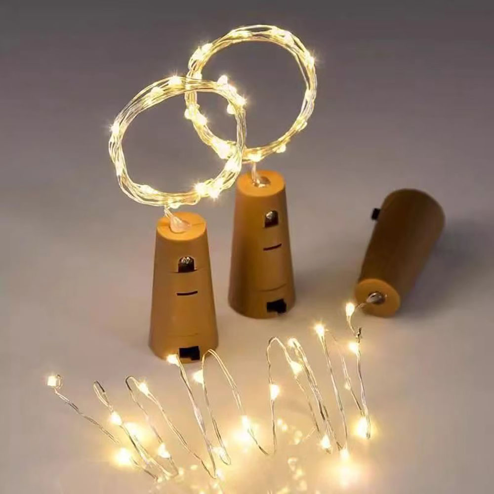 LED Wine Bottle Lights Copper  - огляд і ціна Decor Lighting Cork