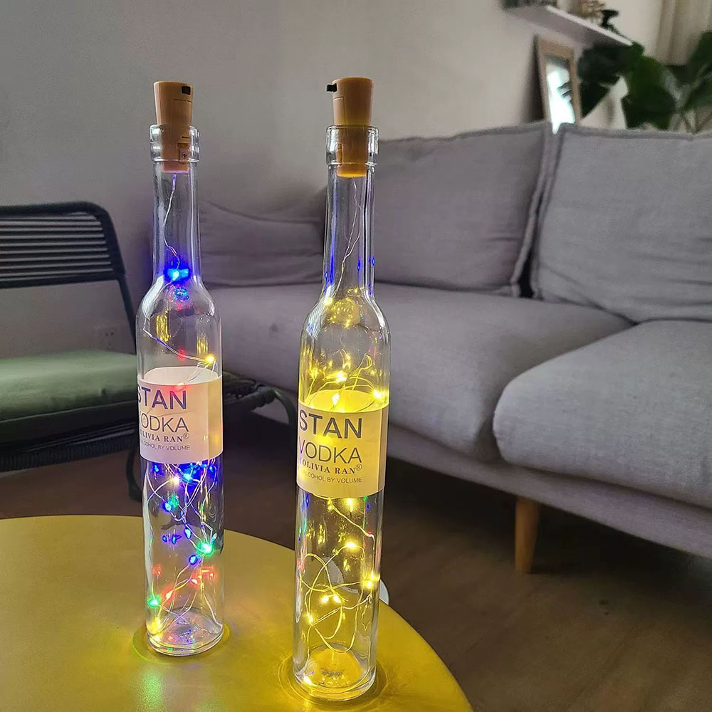 LED Wine Bottle Lights Copper  - огляд і ціна Decor Lighting Cork