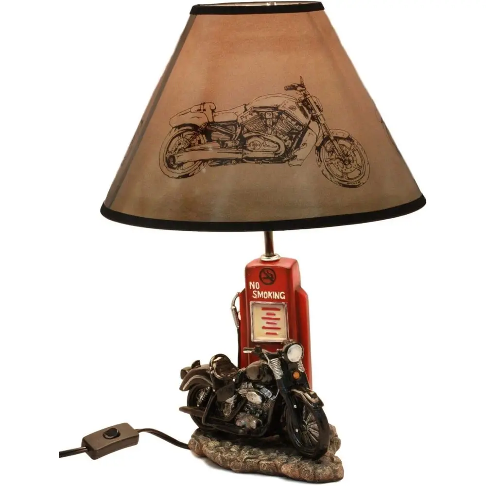 Vintage Retro Black Motorcycle - огляд і ціна Home Lighting And Decor