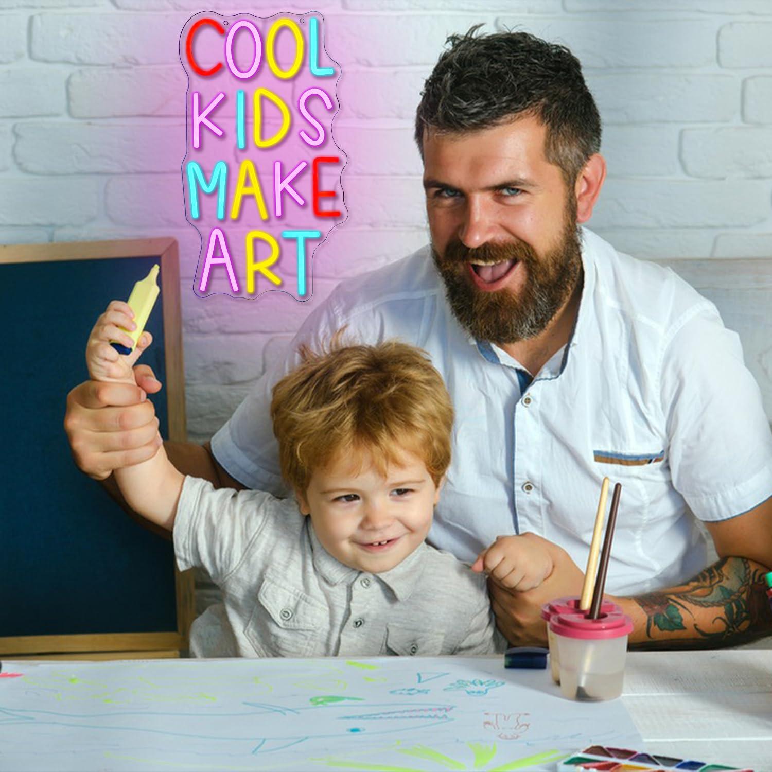 Cool Kids Make Art Neon Sign U - огляд і ціна Led Lighting Wall Decor