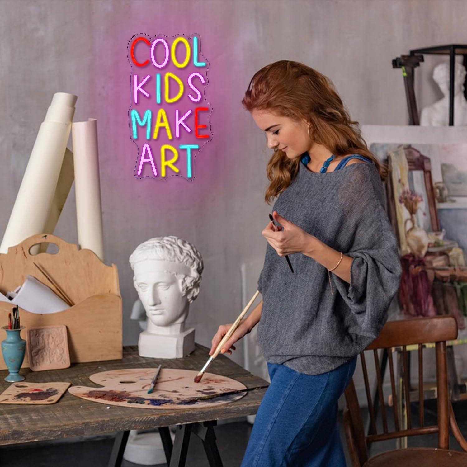 Cool Kids Make Art Neon Sign U - огляд і ціна Led Lighting Wall Decor