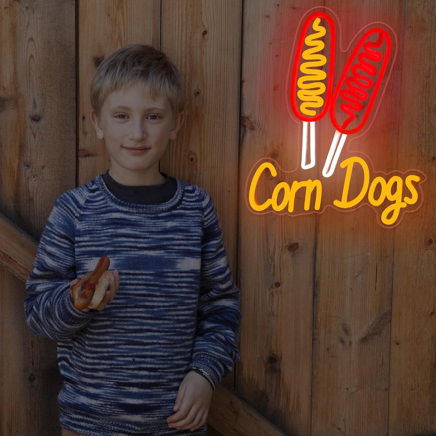 Corn Dog Neon Sign Snack USB D - огляд і ціна Led Lighting Wall Decor