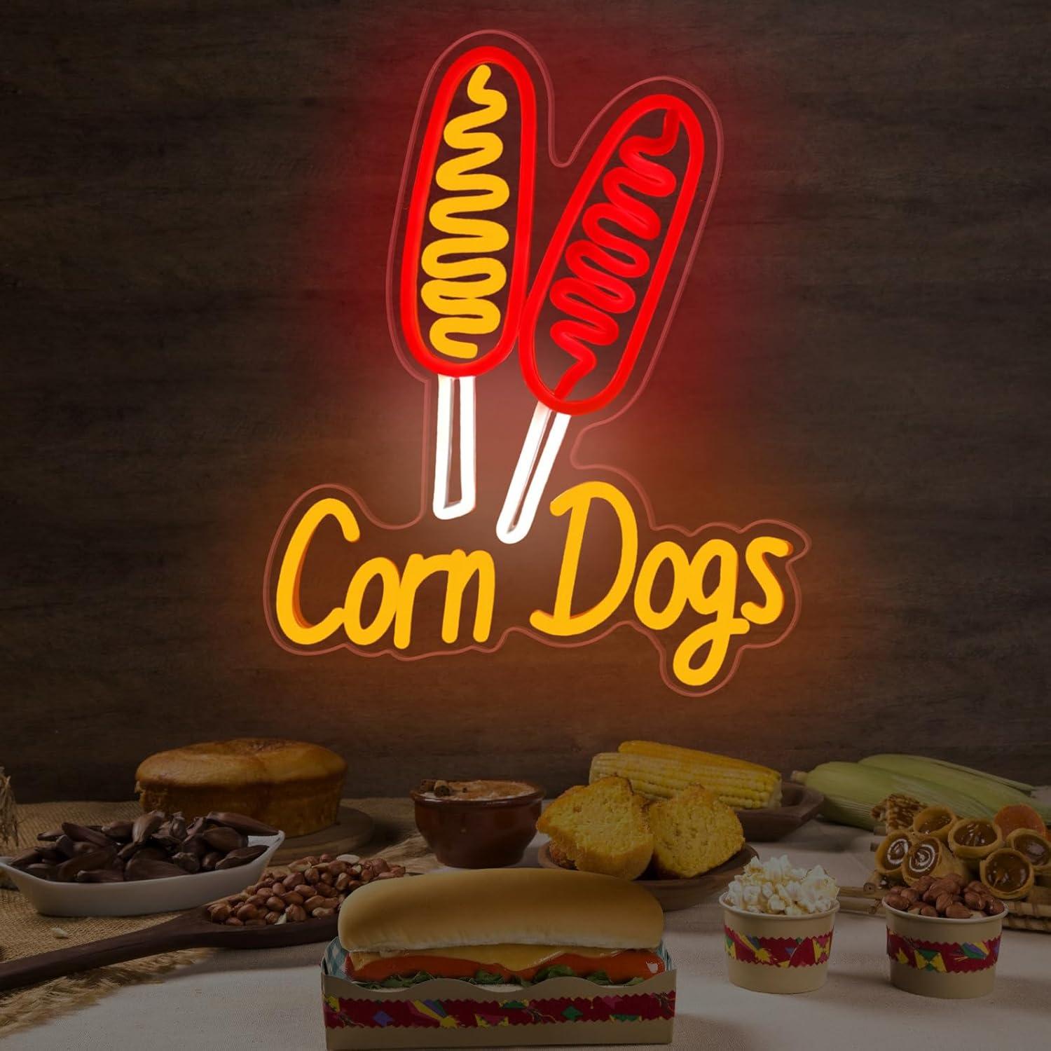 Corn Dog Neon Sign Snack USB D - огляд і ціна Led Lighting Wall Decor