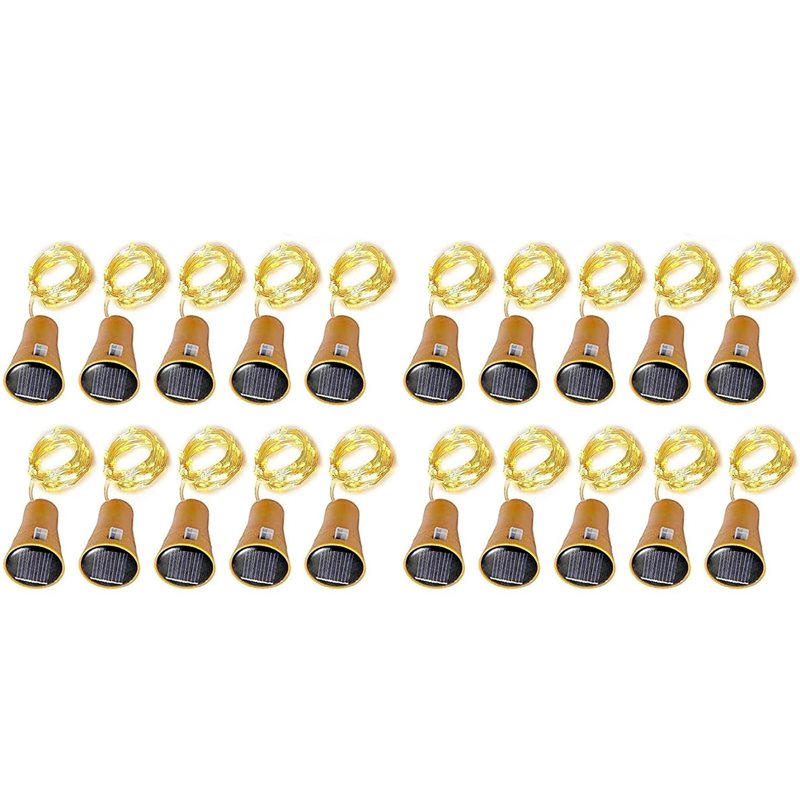 ABXF-20Pcs Solar Wine Bottle S - огляд і ціна Decor Lighting Cork