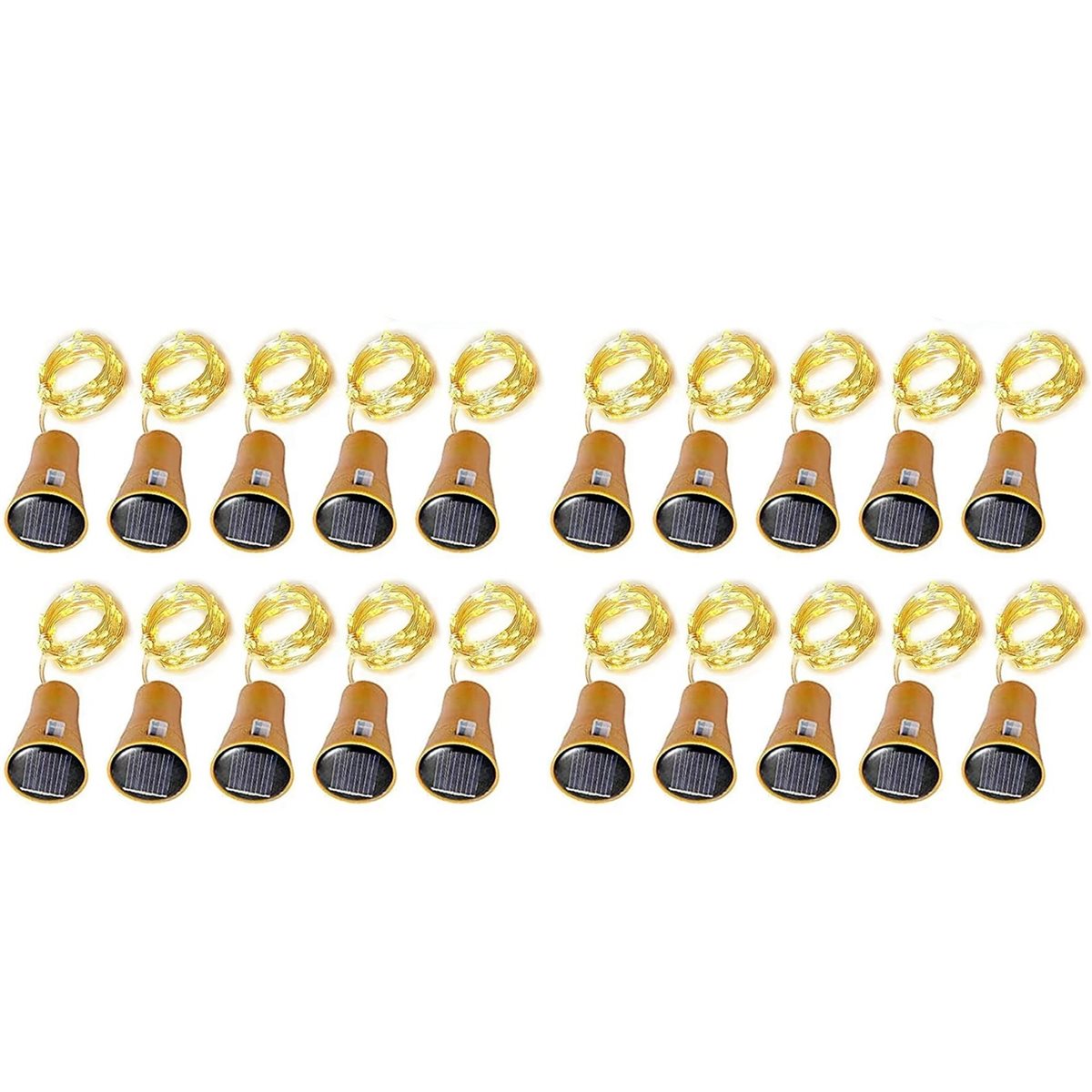 ABXF-20Pcs Solar Wine Bottle S - огляд і ціна Decor Lighting Cork