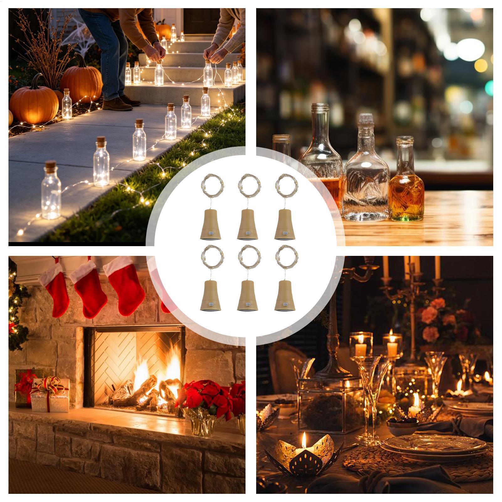 Wine Bottle Lights With Cork 6 - огляд і ціна Decor Lighting Cork