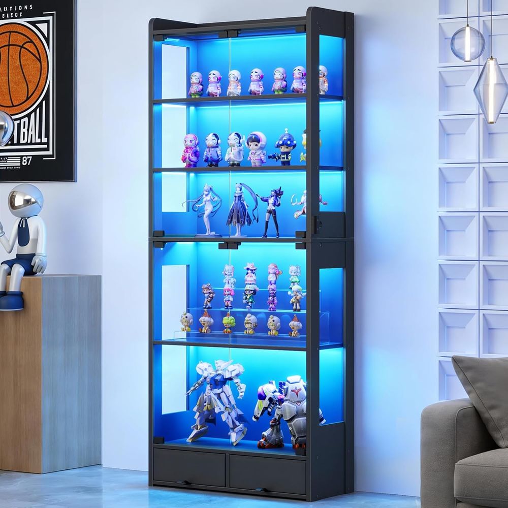 69 Tall Black LED Lighted 5-Ti - огляд і ціна Lighting & Home Decor Studio Photos